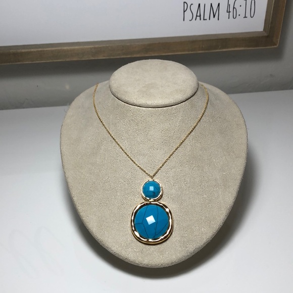 Gorjana Jewelry - Gorjana gold and turquoise necklace